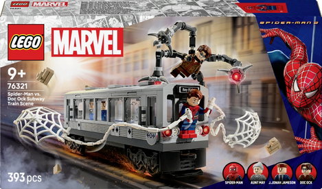 LEGO® MARVEL SUPER HEROES 76321 Pókember vs. Doc Ock: Leszámolás a metróban