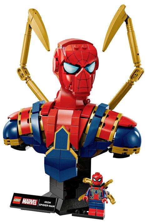 LEGO® MARVEL SUPER HEROES 76326 Vas Pókember mellszobra 2. kép