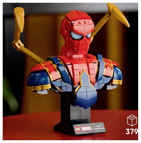 LEGO® MARVEL SUPER HEROES 76326 Vas Pókember mellszobra 5. kép