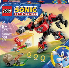 77005 LEGO® Sonic the Hedgehog Knuckles Dr. Eggman tojástörő robotja ellen