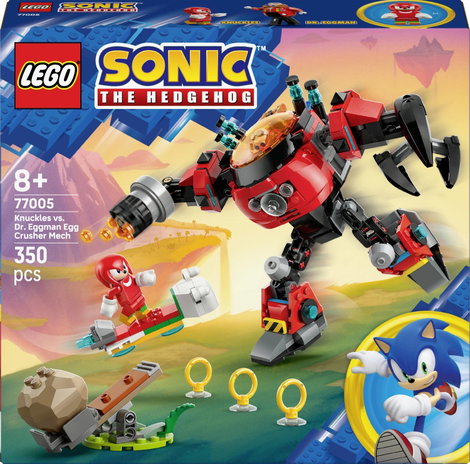77005 LEGO® Sonic the Hedgehog Knuckles Dr. Eggman tojástörő robotja ellen