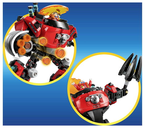 77005 LEGO® Sonic the Hedgehog Knuckles Dr. Eggman tojástörő robotja ellen 5. kép