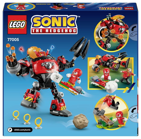 77005 LEGO® Sonic the Hedgehog Knuckles Dr. Eggman tojástörő robotja ellen 6. kép
