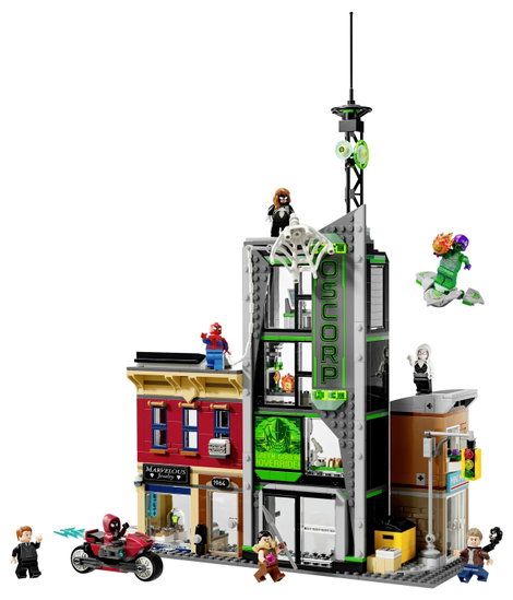 LEGO® MARVEL SUPER HEROES 76324 Pókember Oscorp ellen 2. kép