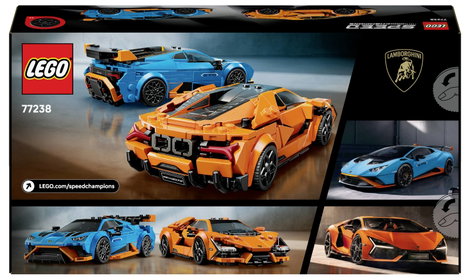 LEGO® SPEED CHAMPIONS 77238 Lamborghini Revuelto és Huracán STO 5. kép