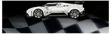 LEGO® SPEED CHAMPIONS 77240 Bugatti Centodieci hipersportkocsi 3. kép