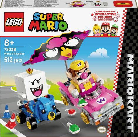 72038 LEGO® Super Mario™ Mario Kart™ – Wario és King Boo Huu