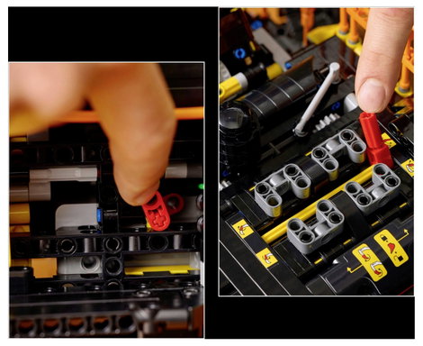 LEGO® TECHNIC 42215 Volvo EC500 hibrid kotrógép 5. kép