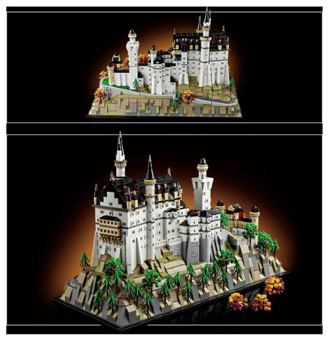 LEGO® ARCHITECTURE 21063 Neuschwanstein kastély 5. kép