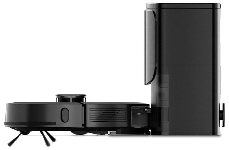 Nedis WIFIVCL002CBK Porszívó és felmosó robot Fekete Kompatibilis az Amazon Alexa-val, Kompatibilis 3. kép