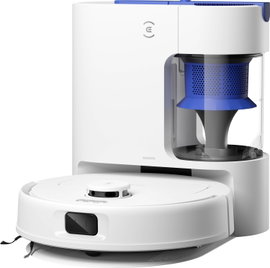 ECOVACS YDLX11-31EC Porszívó és felmosó robot Fehér Porzsák nélkül, Alkalmazás vezérelt, Hangvezérel