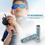 Mikroceruza akku AAA NiMH, 1,2V 800 mAh, 6 db, Ansmann maxE HR3, HR03, UO100557, DC2400, DC2400B4N, 14. bélyegkép