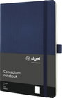 Sigel CO341 Jegyzettömb Conceptum Softcover DIN A5 üres Sötétkék Lapok száma: 97 bélyegkép