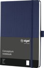 Sigel CO685 Jegyzettömb Conceptum Hardcover DIN A5 üres Sötétkék Lapok száma: 97 bélyegkép