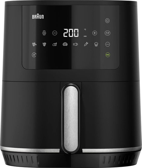 Braun HF 3030I BK Fritőz 4.3 l 1500 Burgonya-/zöldségpároló, Vezetékes Fekete
