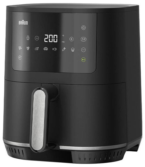 Braun HF 3030I BK Fritőz 4.3 l 1500 Burgonya-/zöldségpároló, Vezetékes Fekete 2. kép