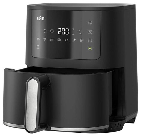 Braun HF 3030I BK Fritőz 4.3 l 1500 Burgonya-/zöldségpároló, Vezetékes Fekete 3. kép