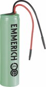 Speciális akku 18650 Li-Ion 3,7V 2600 mAh, kábellel, Emmerich ICR-18650 NQ-SP bélyegkép