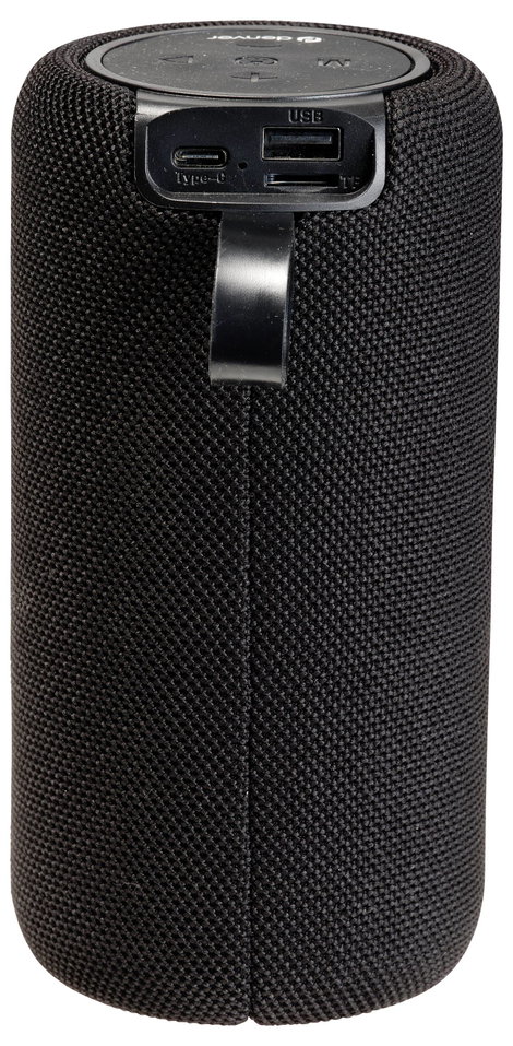 Denver BTL-330B BLACK Bluetooth hangfal WLAN, USB, hordozható Fekete 2. kép
