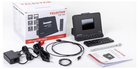 Telestar TOP 400 Schwarz HiFi építőelem készlet Fekete 6. kép