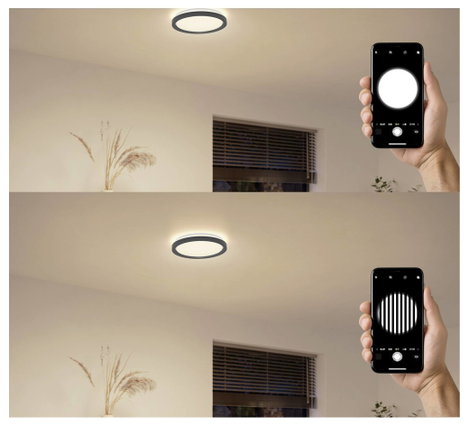 Philips 8721103057563 Mennyezeti lámpa, LED-es mennyezeti lámpa Fekete 7. kép