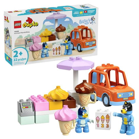 LEGO® DUPLO Bluey 10458 Fagylaltozós kirándulás Bluey-val 3. kép