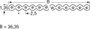 Rautronic FB1526250G Szalagkábel Raszterméret: 2.5 mm 15 x 0.14 mm² Szürke méteráru 2. bélyegkép