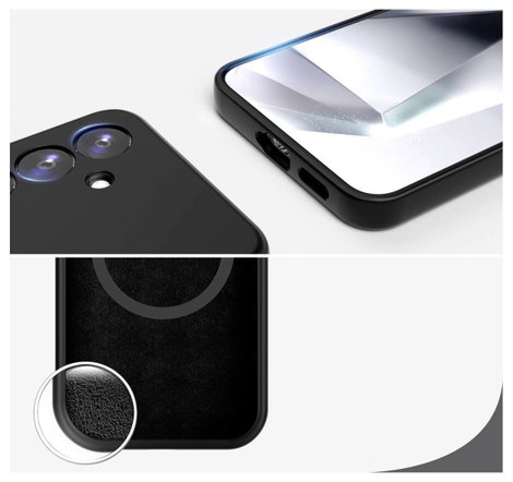 4Smarts 4smarts Silicone Case Cupertino für Sams Cover Samsung Galaxy A56 Fekete 541337 4. kép