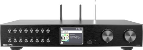 Telestar TOP 500 Schwarz HiFi tuner Fekete