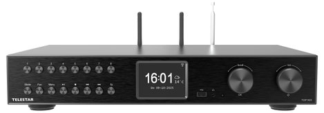 Telestar TOP 500 Schwarz HiFi tuner Fekete 5. kép