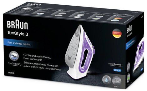 Braun SI 3042 VI 0127405002 Gőzölős vasaló 2350 W Viola 3. kép