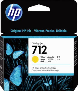 HP Tinta 712 Eredeti Sárga 3ED69A