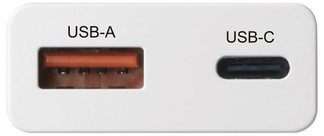 VOLTCRAFT UC-1C1A30W01 USB-s töltőkészülék 30 W 1x USB-A, 1x USB-C® Fast Charge, Power Delivery 3.0 2. kép