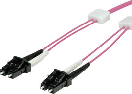 Easylan LSD42200020 Üvegszál LWL Csatlakozókábel 2.00 m Viola Multimode OM4