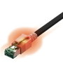 Easylan CS1OSADAD0070 RJ45 Hálózati kábel, patchkábel CAT 6A S/FTP 7.00 m Fekete Kettős árnyékolás, 2. bélyegkép