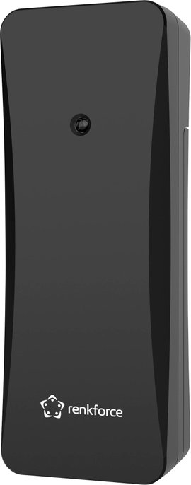 Renkforce RF-6736478 RF-E0666-BK Hőmérséklet-/légnedvesség érzékelő 433 Mhz rádiójel Fekete
