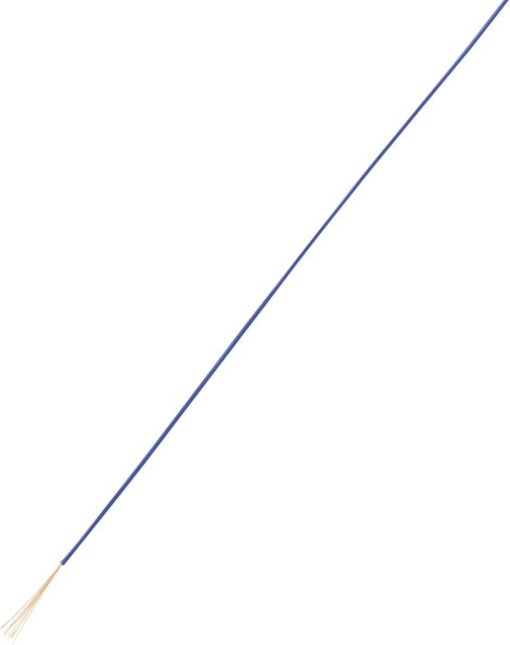 Nagyon hajlékony, egyeres huzal LiFY 1 x 0,75 mm² kék, Tru Components 93030c44 25 m