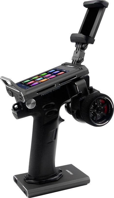 FlySky Noble NB4-Pro+ Pisztolymarkolatos távirányító 2,4 GHz Csatornák: 18 2 vevővel