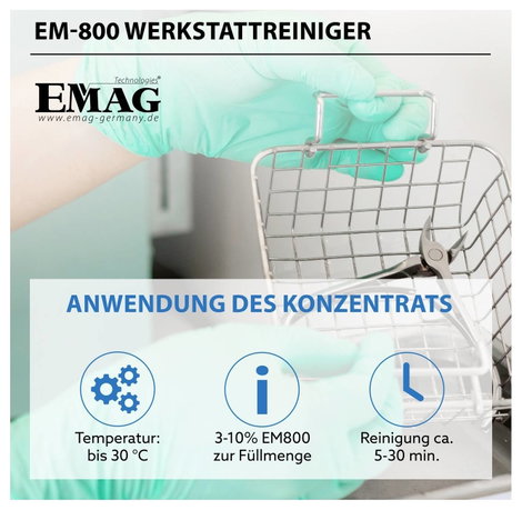 Emag EM-800 Tisztító koncentrátum Műhely 500 ml 4. kép