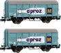 Arnold HN6683 N 2 db K4 " APROZ" fedett teherkocsi készlet az SBB-től bélyegkép