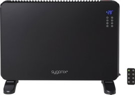 Sygonix SY-6735640 Fűtőtest 20 m² Fekete