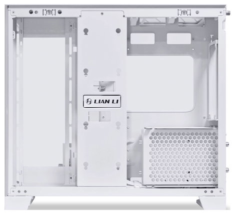 Lian Li O11 Dynamic Mini V2 Mini torony Ház, Gaming doboz, Számítógép ház Fehér 6. kép