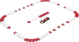 MaistoTech 582671 Ferrari SF-24 #16 Leclerc RC kezdő modellautó Elektro Versenyautó