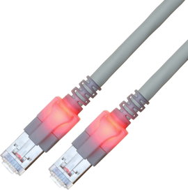 Easylan CS1OACDCD0150 RJ45 Hálózati kábel, patchkábel CAT 6 S/FTP 15.00 m Szürke Kettős árnyékolás, 
