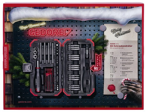 Gedore Gedore Adventskalender 2025 Szerszám Adventi naptár Korosztály Kortól független 2. kép
