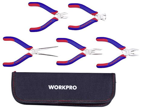WorkPro WP201015 Univerzális Mini fogó készlet 5 részes 2. kép