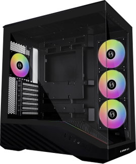 Lian Li Vector V100 Midi torony Számítógép ház, Ház, Gaming doboz Fekete