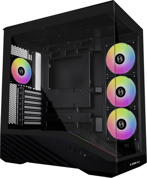 Lian Li Vector V100 Midi torony Számítógép ház, Ház, Gaming doboz Fekete