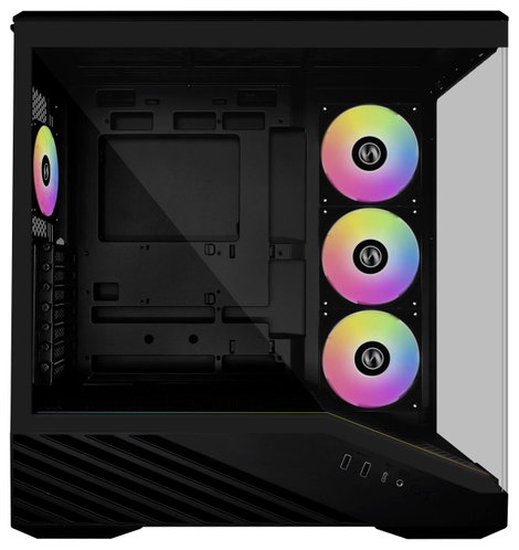 Lian Li Vector V100 Midi torony Számítógép ház, Ház, Gaming doboz Fekete 6. kép