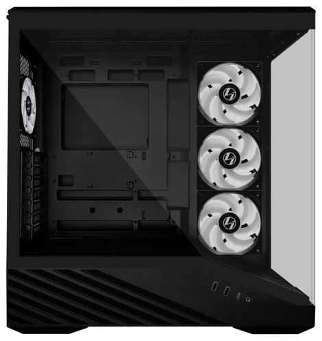 Lian Li Vector V100 Midi torony Számítógép ház, Ház, Gaming doboz Fekete 7. kép